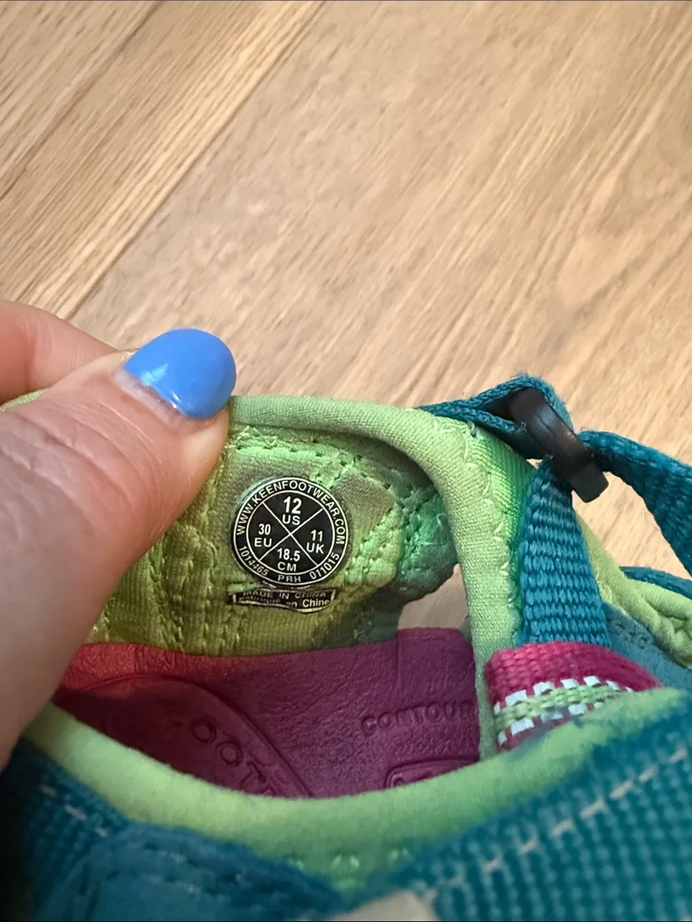 Keen Girls Teal and Pink Sandals